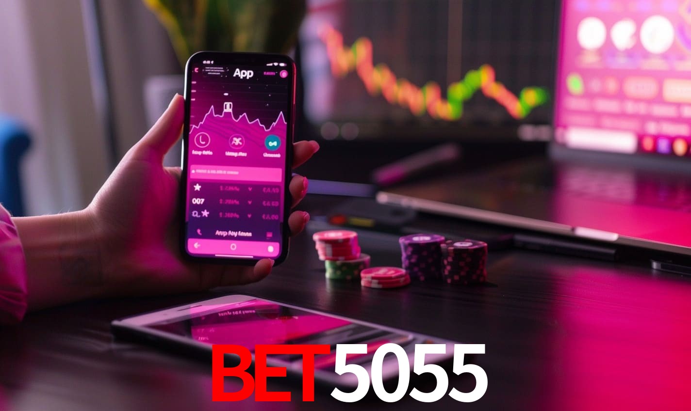 Comparação APP mobile vs versão web da BET5055